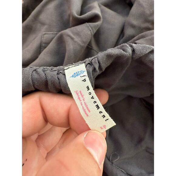 Free People Movement Women's Gray Adjustable Waist Band Joggers Pants Size Small - Picture 3 of 4